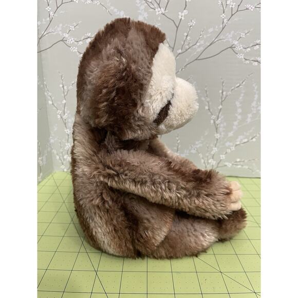 Mary Meyer Plush Sloth Toy 3 Toed Brown Stuffed Animal Lovey Soft Plushie 15” - Picture 4 of 8